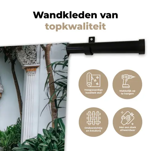 Deur - Patronen - Planten Wandkleed katoen klein -sfeer2