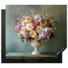Orchidee - Boeket - Vaas - Bloemen Inductie beschermer vinyl 3mm middel -3d