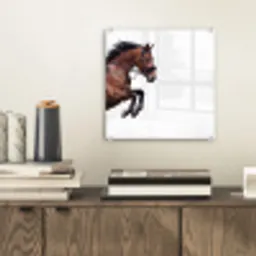 Paard - Springen - Modern plexiglas 5mm klein -sfeer1