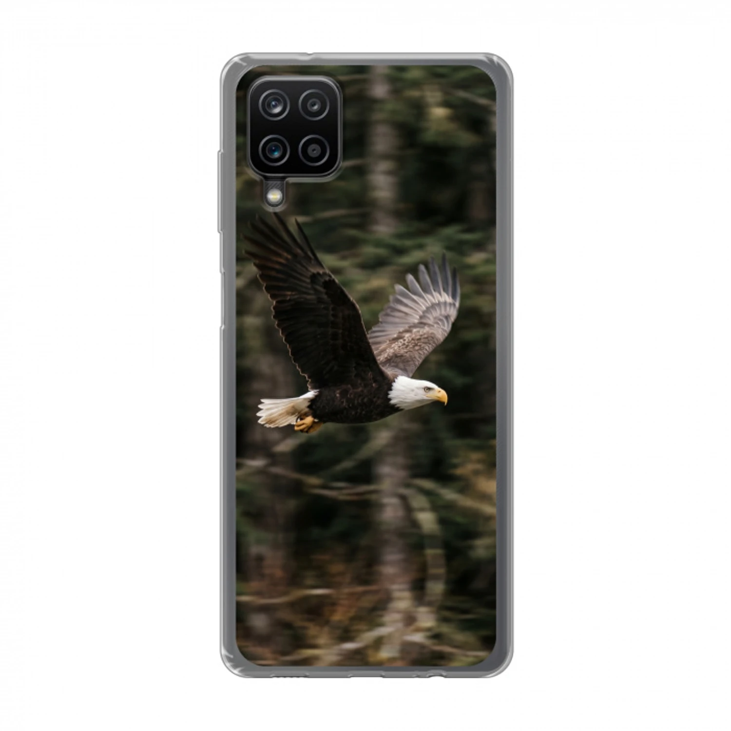 Zeearend - Vliegen - Bos - Natuur Telefoonhoesje Samsung Galaxy A12 klein -3d