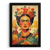 Vrouwelijk - Bloemen - Sieraden fotolijst zwart zonder passe partout klein -3d