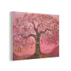 Boom - Levensboom - Roze - Goud PET vilt klein -3d