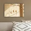 Beige - Paastak - Eieren canvas 2cm klein -sfeer3