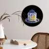 Pannenkoeken - Blauwe Bessen - Bord Wandcirkel plexiglas klein -sfeer4
