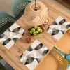 Grillige vormen - Subtiele overgangen - Dynamisch Placemat vinyl groot -zzsfeer5_Kitchenyeah-website