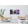 Neon - Meteoriet - Neon - Astronaut Muursticker klein -eettafel