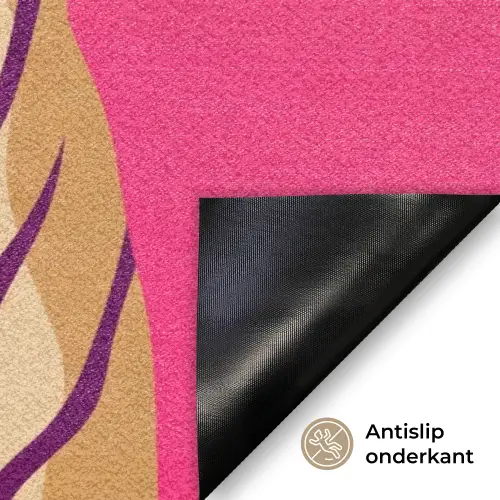Tijger - Modern - Neon Deurmat klein -antislip_NL
