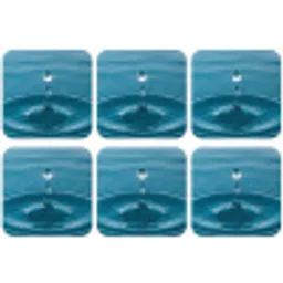 Waterdruppel - Water - Oppervlakte onderzetter kurk middel -zkaufland3dotto