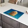 Pannenkoeken - Steentjes - Glitter - Slagroom Inductie beschermer vinyl 3mm klein -sfeer8