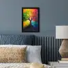 Boom - Kleurrijk - Modern - Abstract fotolijst zwart zonder passe partout klein -sfeer3