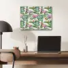Inductie beschermer - Flamingo - Bladeren - Afdekplaat voor kookplaat - Tropisch PET vilt klein -sfeer5