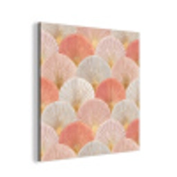Waaiers - Goud - Roze aluminium wit klein 46 -3d