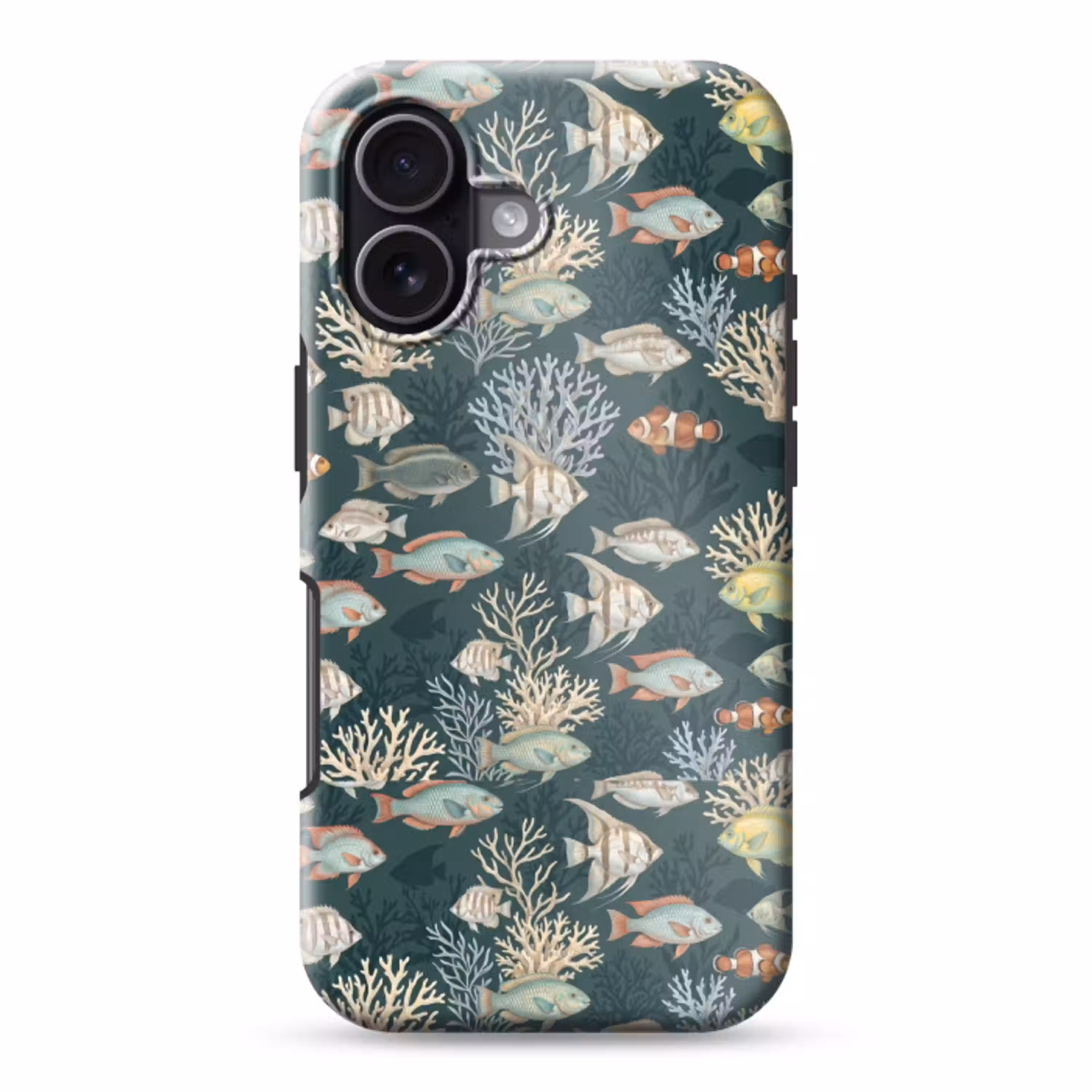 Vis - Koraal - Onderwater - Illustratie Toughcase MagSafe Apple iPhone 17 klein -3d
