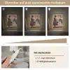 Street art - Zebra - Vrouw - Dieren - Graffiti - Banksy Style Light Box met kabel (Tafellamp) klein -USP_dimbaarDE