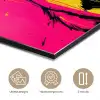Kat - Art - Zonnebril - Roze aluminium wit klein -closeup_NL