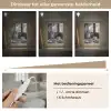 Kat - Koffie - Brood - Zwart Light Box met kabel (Tafellamp) klein -USP_dimbaarNL