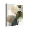 Minimalistisch - Cirkels - Penseelstreken - Beige aluminium wit klein -3d