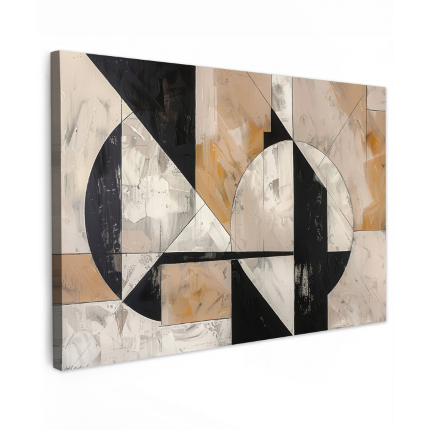 Abstract - Modern - Geometrisch - Pastel canvas 2cm klein -z3d