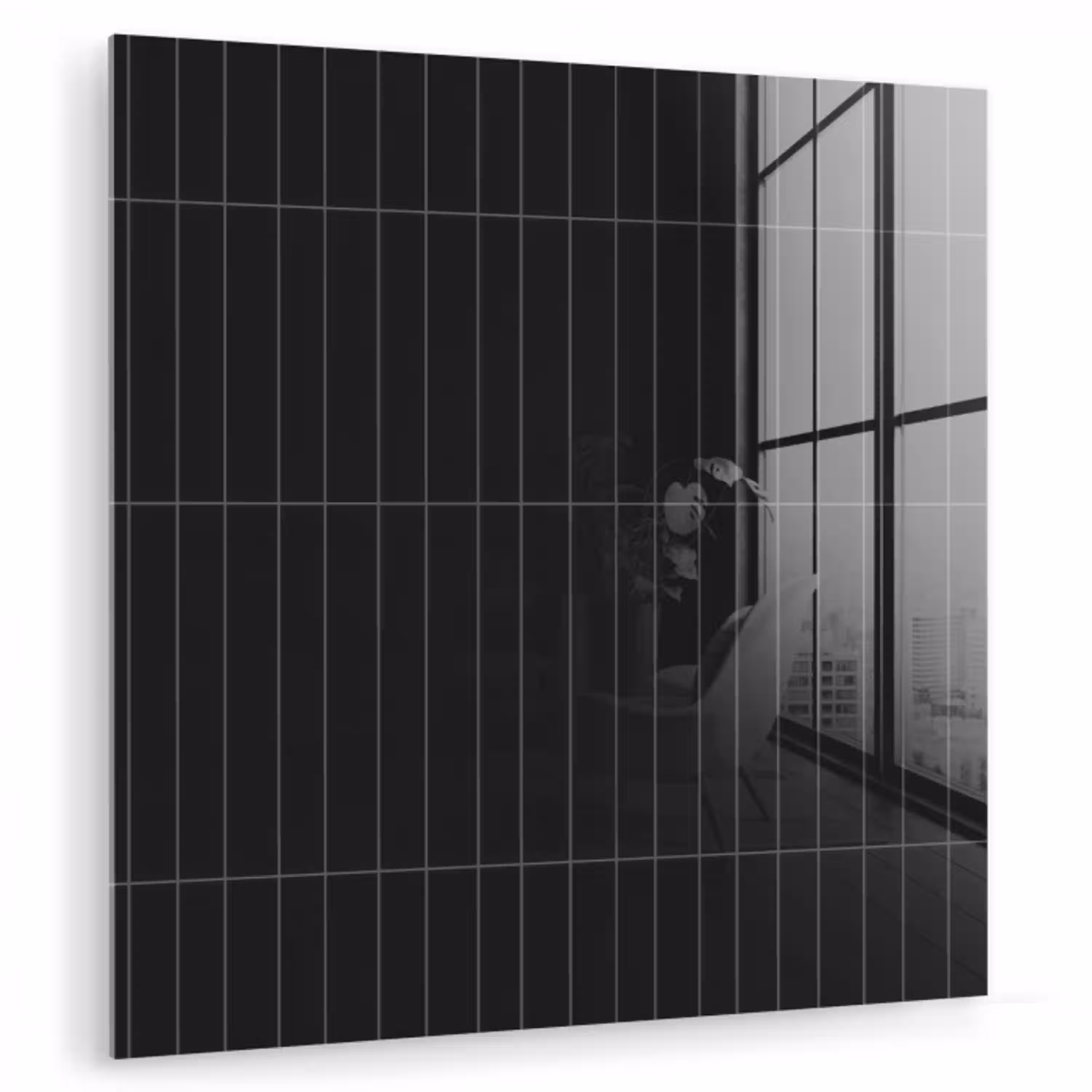 Verticaal - Wandtegel - Mat - Zwart plexiglas 5mm klein 11 -zzzproduct_nieuw