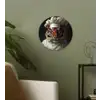 Tijger - Kokskleding - Bruin Wandcirkel plexiglas klein -sfeer3