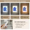 Lichaam - Abstract - Blauw Light Box met kabel (Tafellamp) klein -USP_lichtkleurNL