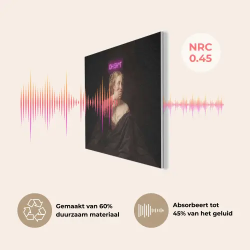 Quote - Neon - vrouw PET vilt klein -USP_NL
