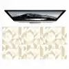 Modern - Abstract - Beige Muismat XXL klein 681 -zzz3d