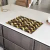 Schubben - Structuur - Goud Inductie beschermer vinyl 3mm klein 276 -sfeer8