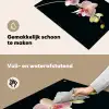 Orchidee - Roze - Bloemen Inductie beschemer met haakjes klein -ky-schoon-nl