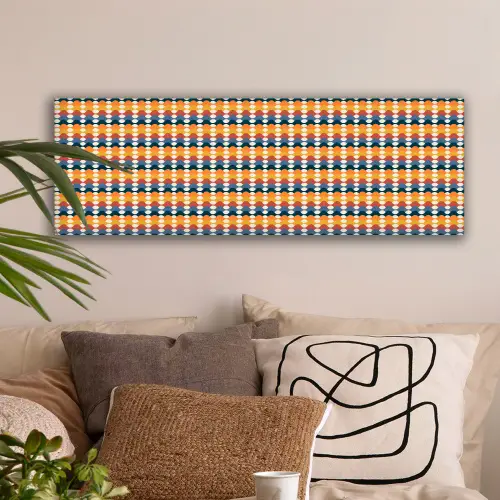 Retro - Disco - Golven canvas 2cm klein 828 -sfeer1