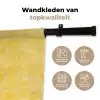 Frans - Citroen - Strepen - Wit - Geel Wandkleed katoen klein 269 -sfeer2