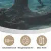 Anker - Ijzer - Zeebodem - Zand Akoestische PET Vilt - Rond klein -closeup_NL