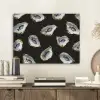 Oesters - Vissen - Blauw - Goud PET vilt klein -sfeer1