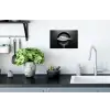 Pan - Vis - Zwart - Wit Muursticker klein -keuken