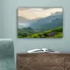 Rijstvelden - Bergen - Groen - Natuur canvas 2cm klein -sfeer4