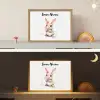 Konijn - Roze - Bellen Light Box met batterij (Wandlamp kind) middel -sfeer3_kind