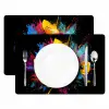 Bloemen - Kleurrijk - Graffiti - Modern - Boeket Placemat vinyl groot -zzsfeer2_Kitchenyeah-website