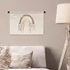 Regenboog - Bohemian - Boho - Pastel kleuren Wandkleed katoen klein -sfeer4