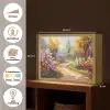 Bloemen - Bomen - Kunst - Watercolor Light Box met batterij (Wandlamp) middel -USP_websiteoverzichtNL
