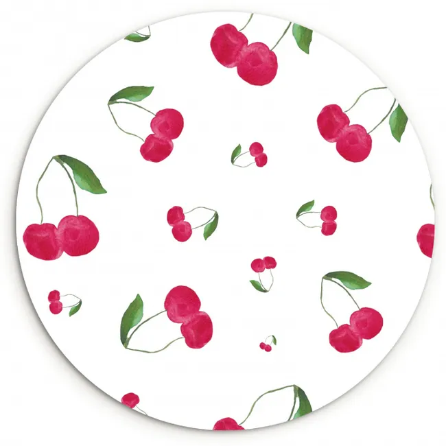 Kersenfeest KitchenYeah - Keuken - Wandcirkel Forex klein -3d