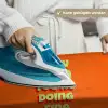 Slow down you're doing fine - Oranje - Simple Wandkleed katoen klein -tsfeer9_DE