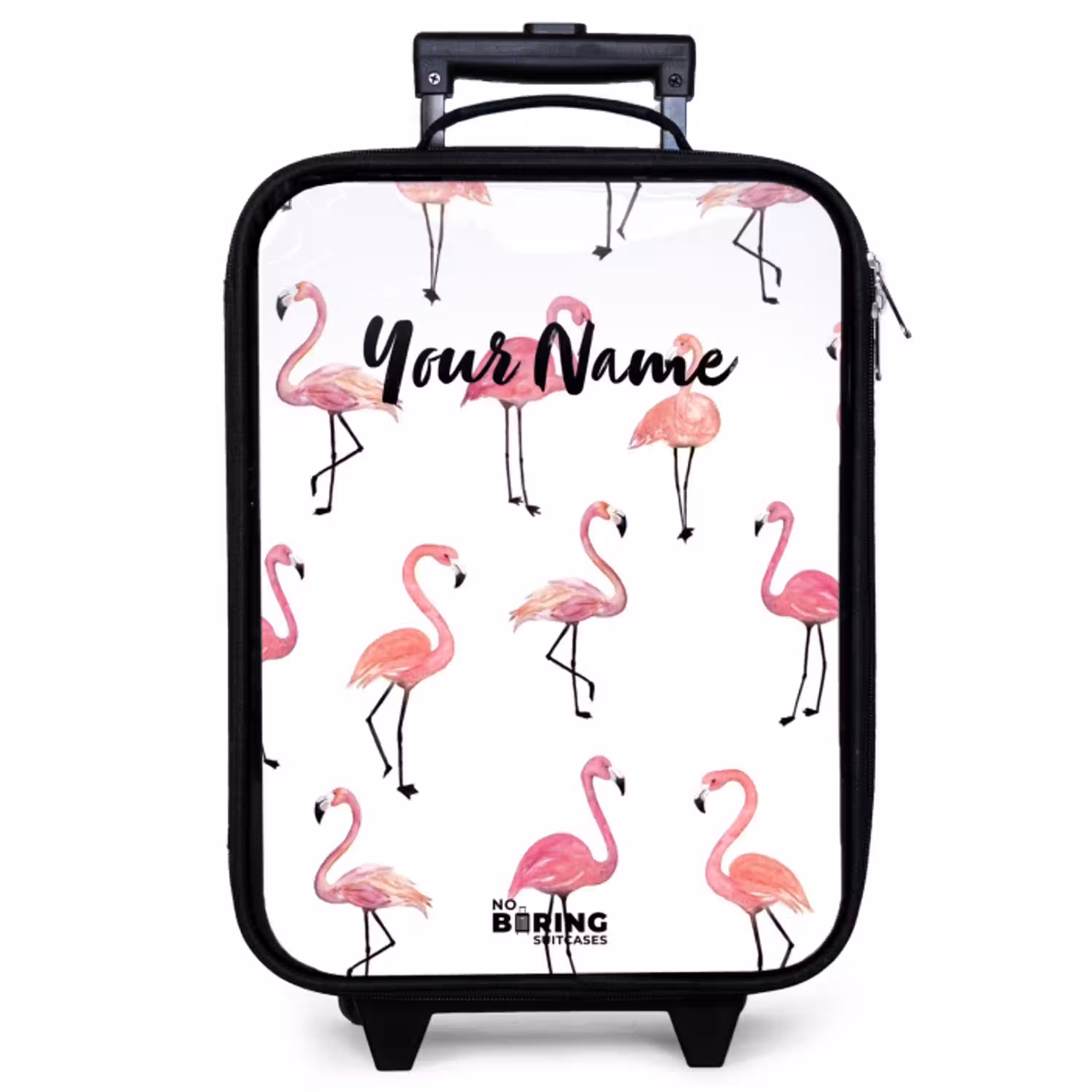 Flamingo feestje Kinderkoffer - Zwart klein -zzz_website3d