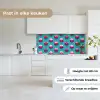 Patronen - Retro - Bloemen - Lelie keuken achterwand 2 middel 871 -sfeer4_NL