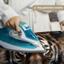 Tijger - Dieren - Portret - Luxe - Zwart Wandkleed katoen middel -sfeer9