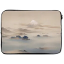 Japans - Landschap - Beige laptophoes neopreen klein -zkaufland3dotto