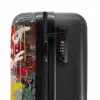 Chimpansee voor graffiti muur NBS - Handbagage koffer - Unisex middel -slot