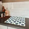 Klassiek - Motief - Blauw Inductie beschermer vinyl 3mm middel 274 -sfeer3