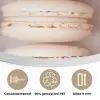 Macarons - Beige - Bruin Akoestische PET Vilt - Rond klein -closeup_NL