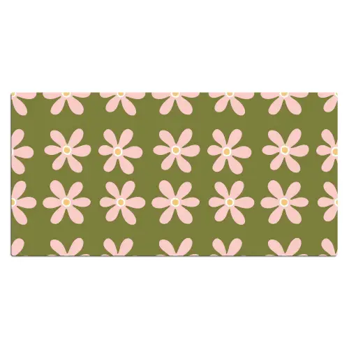 Bloem - Modern - Groen Muismat XXL klein 681 -3d_leeg