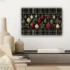 Kerstballen - Rood - Hulsttakken - Patroon canvas 2cm klein -sfeer6